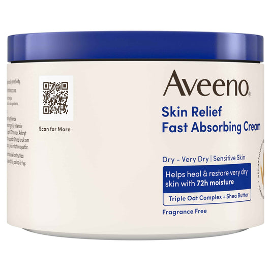 Aveeno Skn Rel Fast Absorbing Cream 400ml