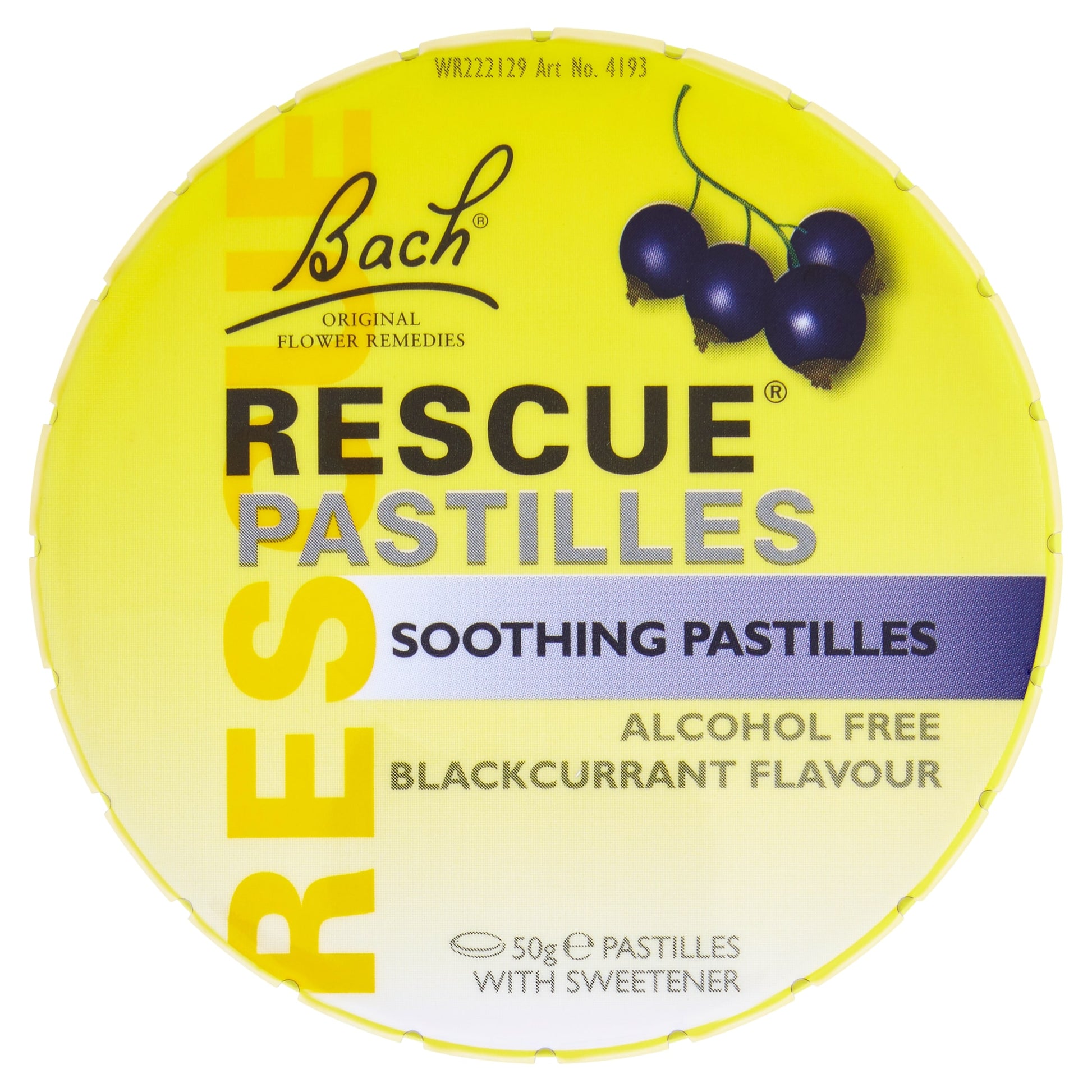 Bach Rescue Soothing Blackcurrant Pastilles 50g — image 1