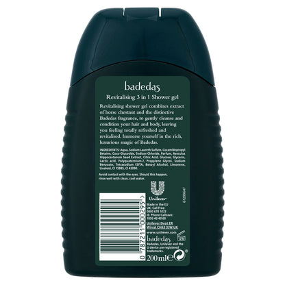 Badedas Revitalising Shower Gel , Shampoo & Conditioner 200Ml — image 2
