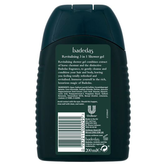 Badedas Revitalising Shower Gel , Shampoo & Conditioner 200Ml — image 2