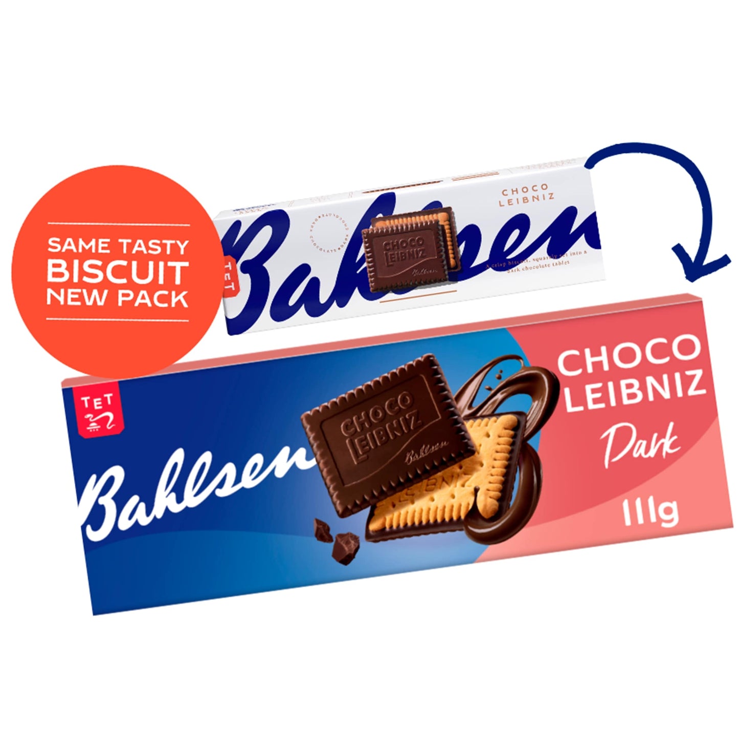 Bahlsen Choco Leibniz Dark Chocolate Biscuits 111g — image 2