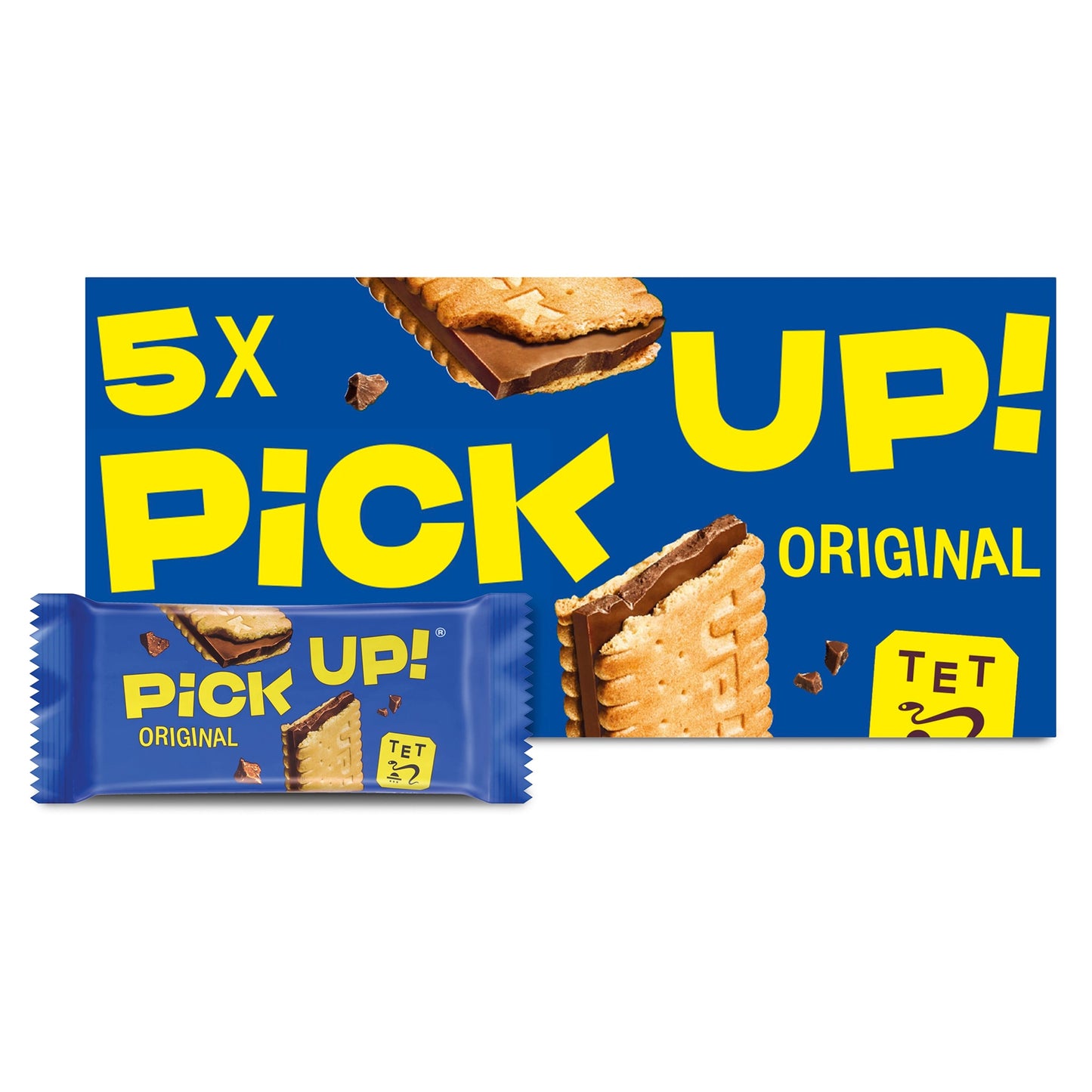 Bahlsen Pick Up! Milk Chocolate Biscuit Bars Multipack, 5 Pack 140g — image 1