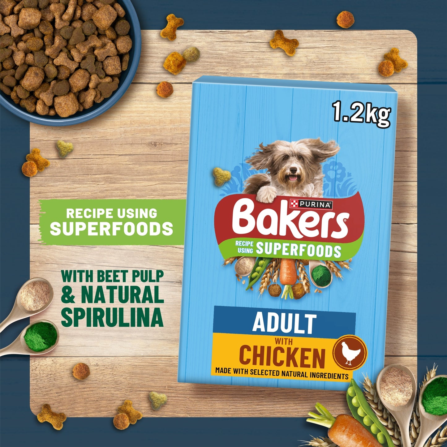 Bakers Adult Dry Dog Food Beef and Veg 12kg — image 6