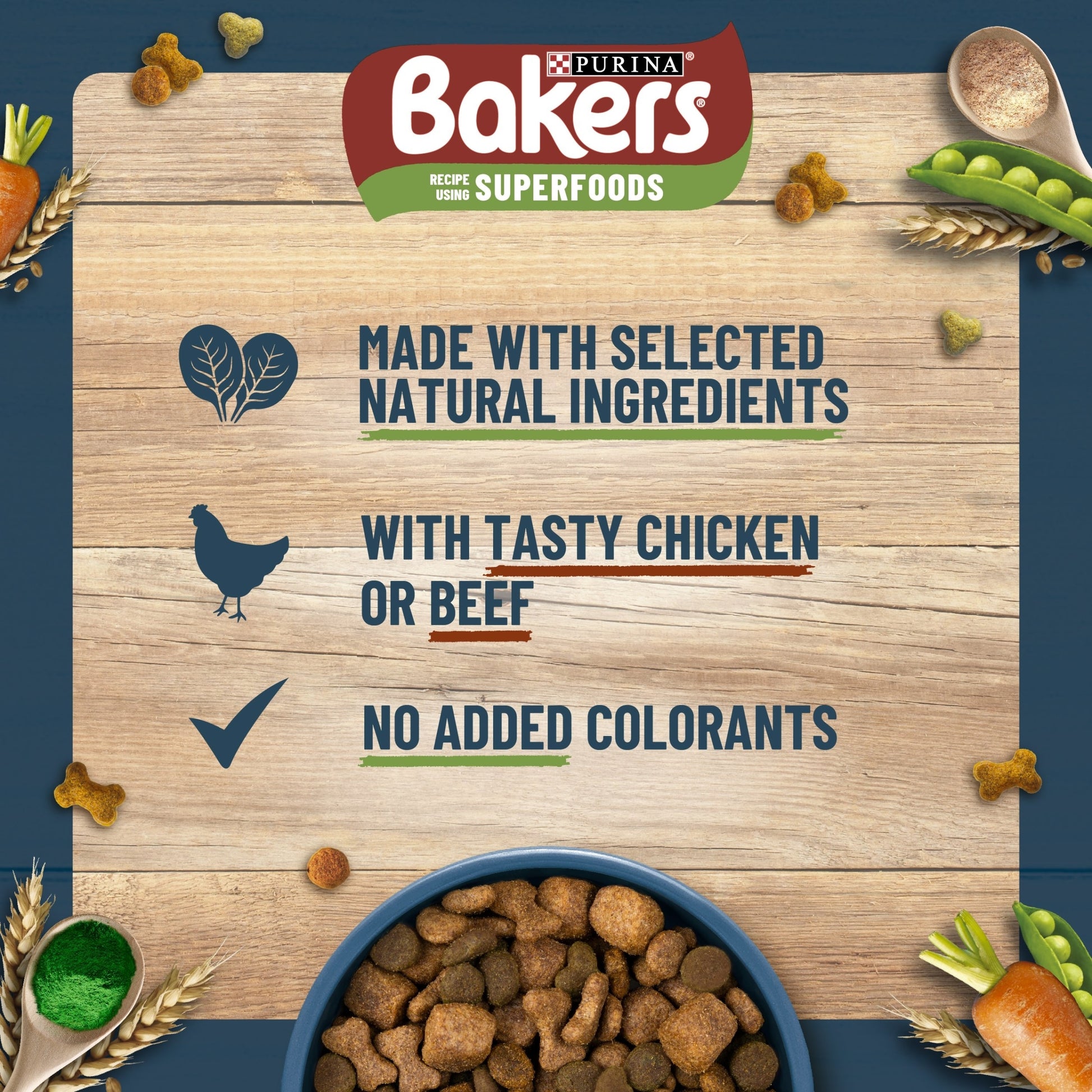 Bakers Adult Dry Dog Food Beef and Veg 12kg — image 7