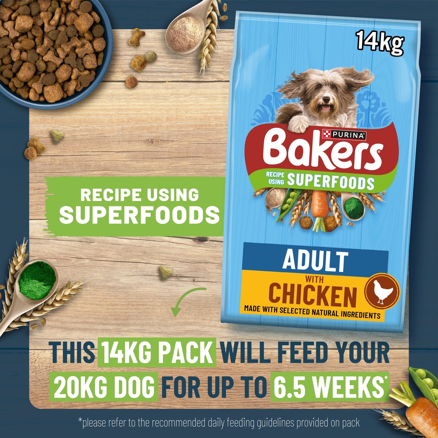 Bakers Adult Dry Dog Food Chicken and Veg 12kg — image 5