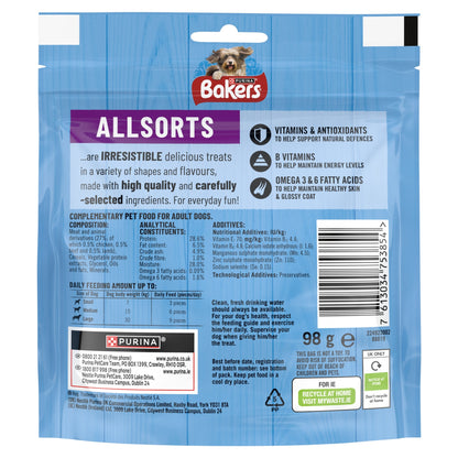 BAKERS Allsorts Chicken; Beef and Lamb Dog Treats 98g — image 2