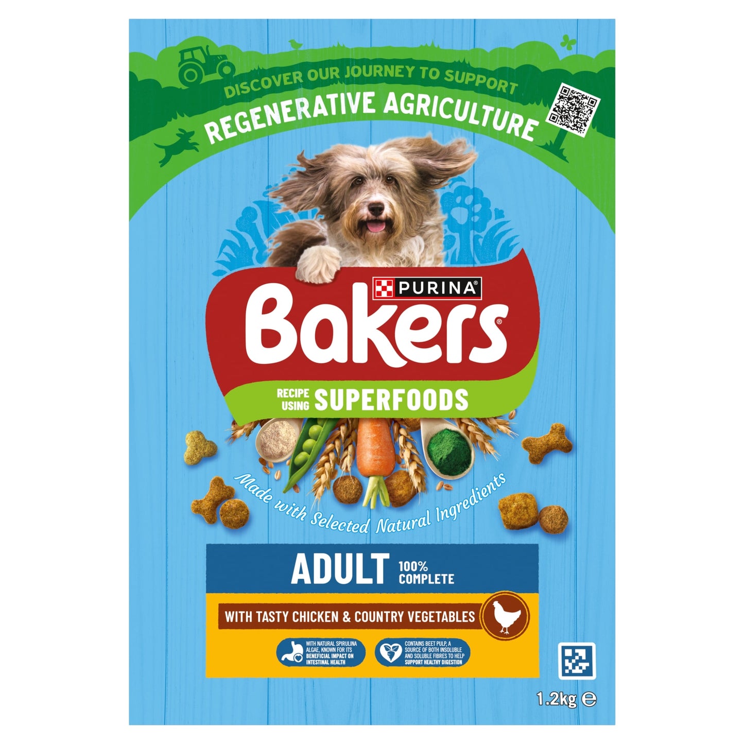 BAKERS Chicken with Vegetables Dry Dog Food 1.2kg — image 2