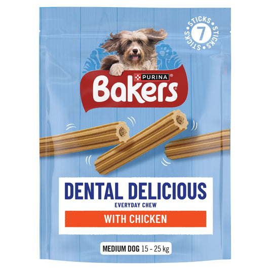 BAKERS Dental Delicious Medium Chicken Dog Chews 200g — image 1
