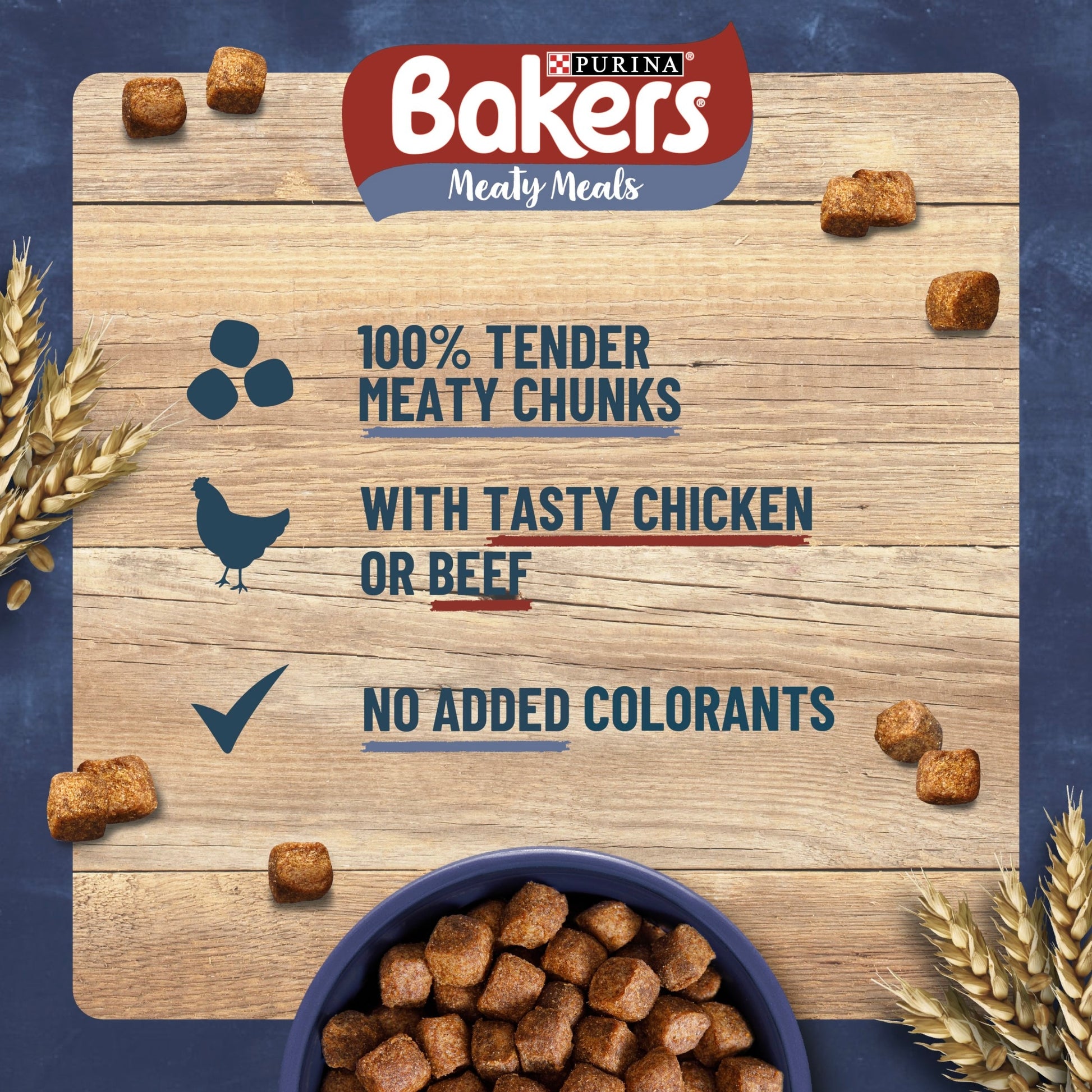 Bakers Meaty Meals Adult Dry Dog Food Chicken 2.7kg — image 5
