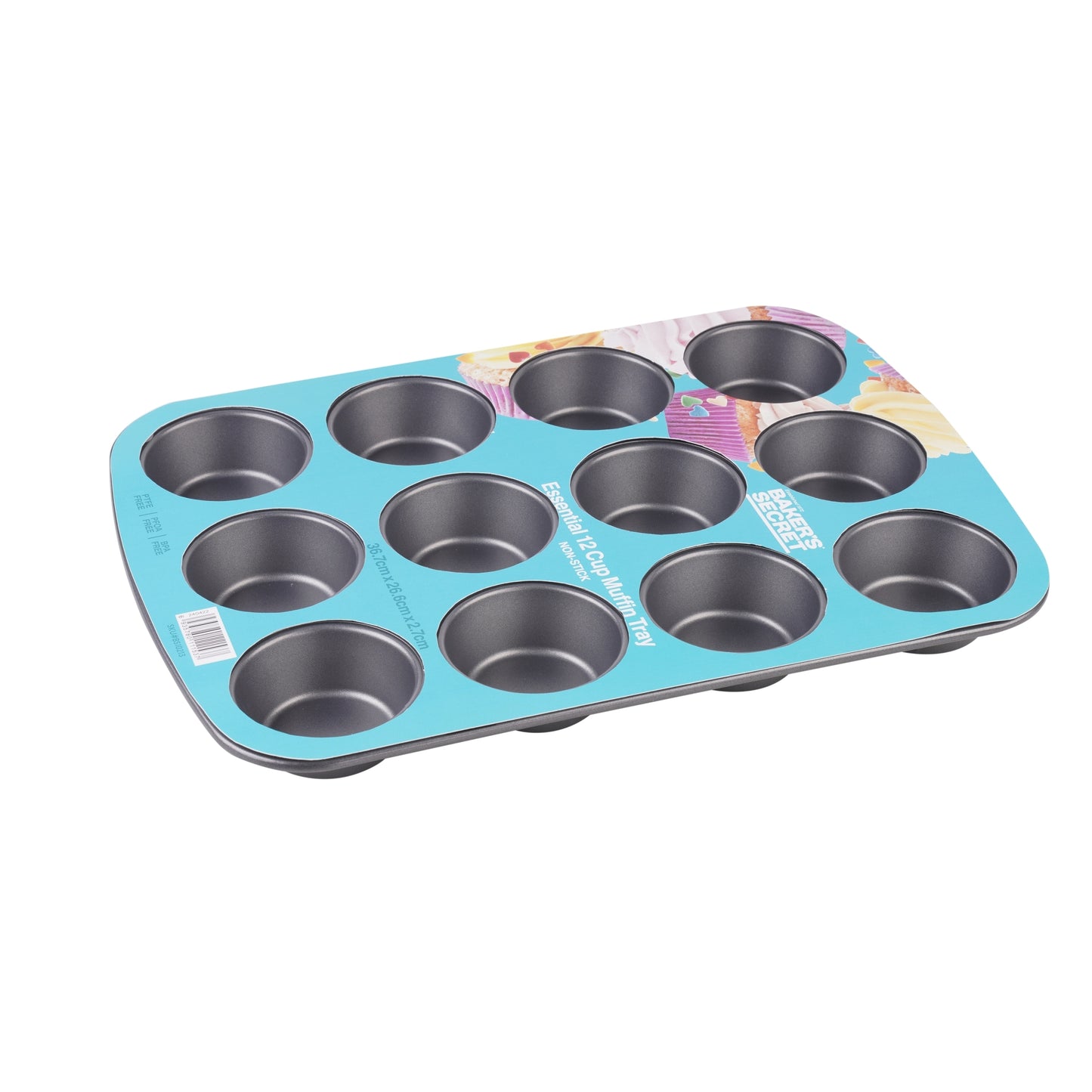 Bakers Secret Essential 12 Cup Muffin Tray — image 4