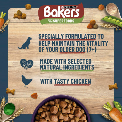 BAKERS Senior Chicken with Vegetables Dry Dog Food 2.85kg — image 5