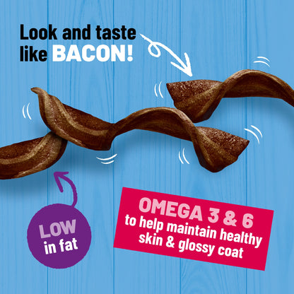BAKERS Sizzlers Bacon and Cheese Dog Treats 315g — image 3