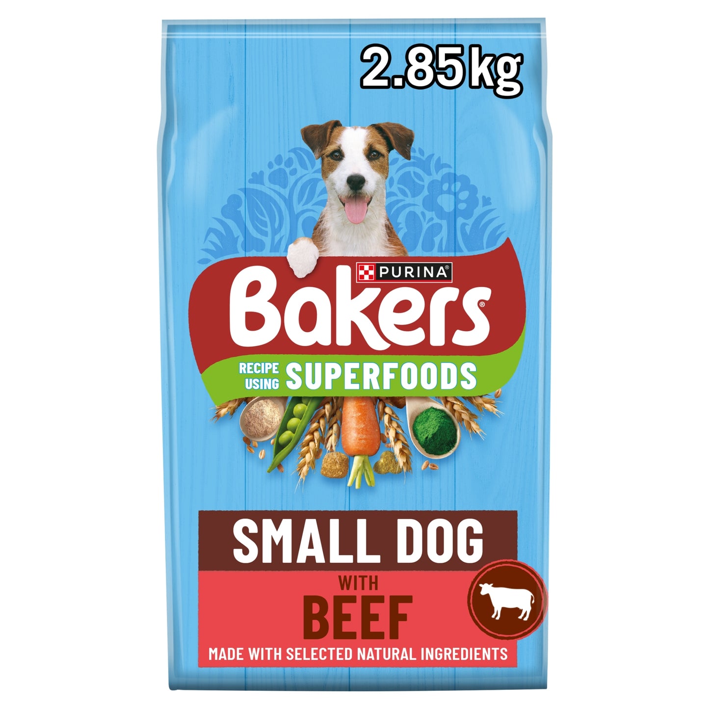 BAKERS Small Dog Beef Dry Dog Food 2.85kg — image 1