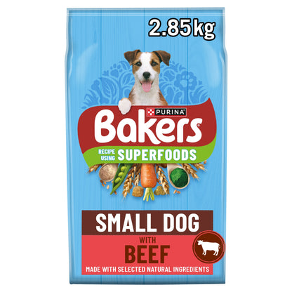 BAKERS Small Dog Beef Dry Dog Food 2.85kg — image 1