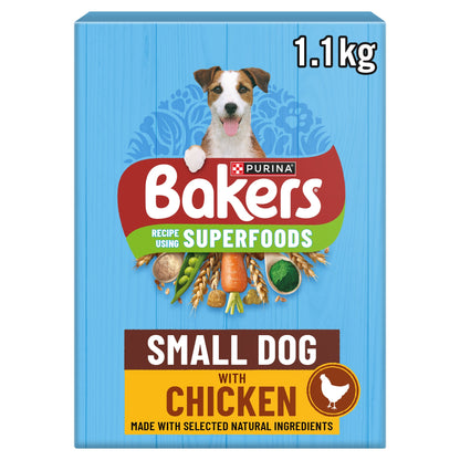 BAKERS Small Dog Chicken Dry Dog Food 1.1kg — image 1