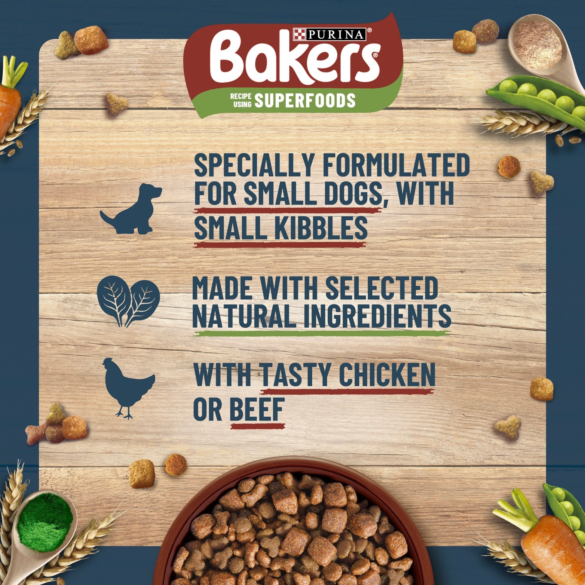 BAKERS Small Dog Chicken Dry Dog Food 2.85kg — image 7
