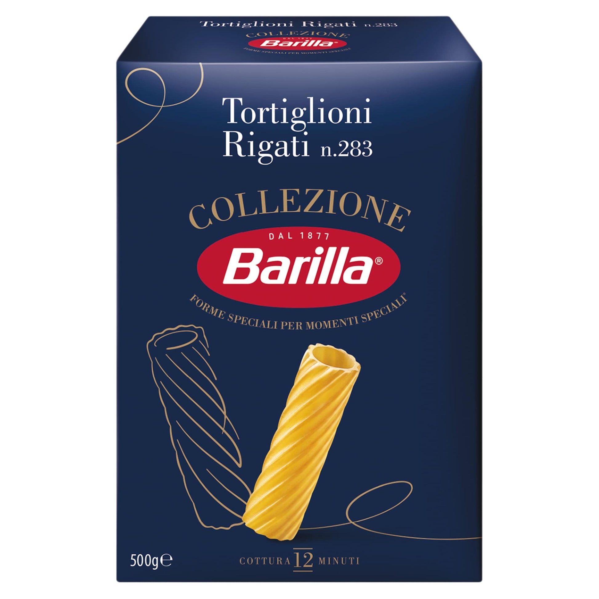 Barilla Tortiglioni Pasta 500g — image 1