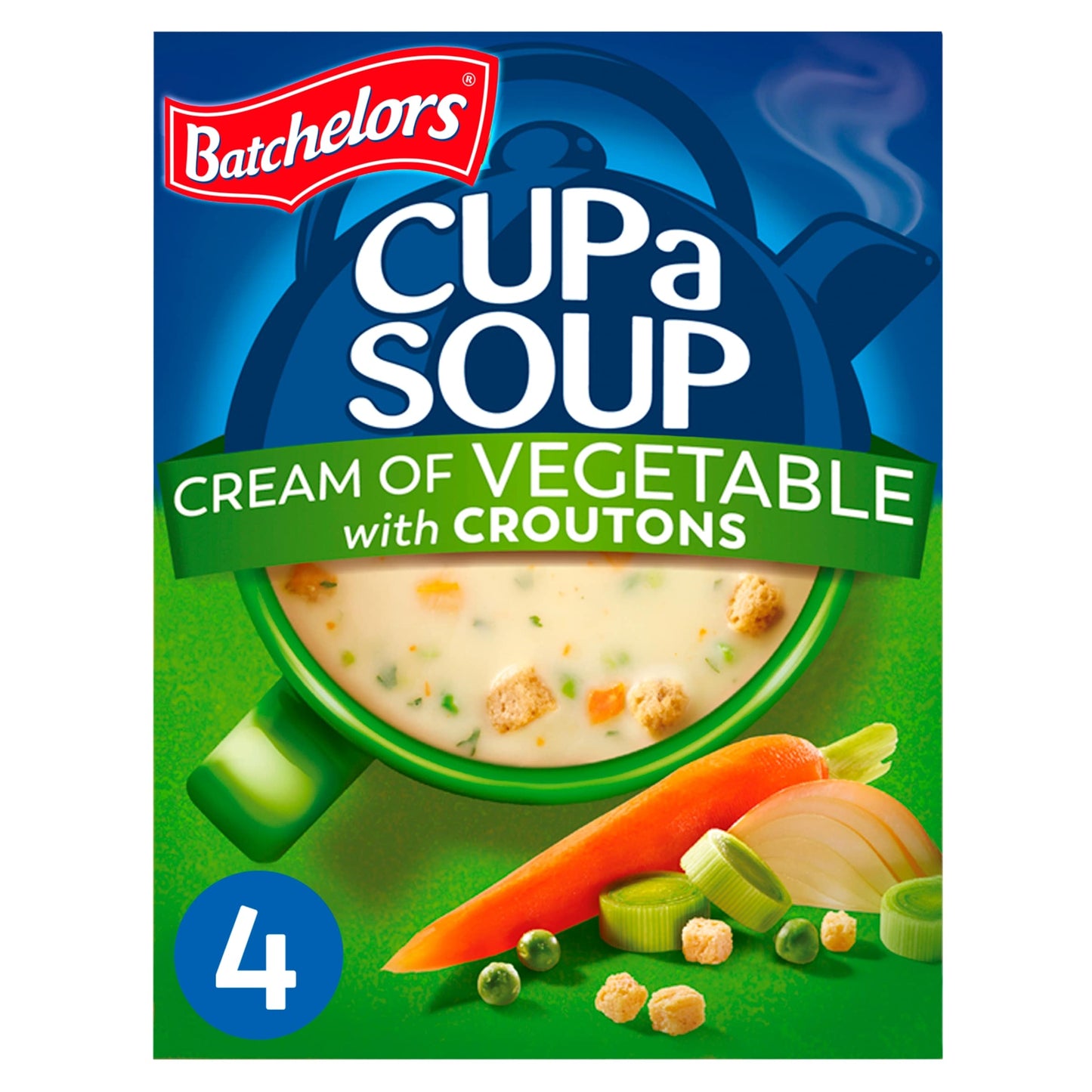 Batchelors Cup A Soup Cream Of Vegetable Croutons 4 Pack 122G — image 1