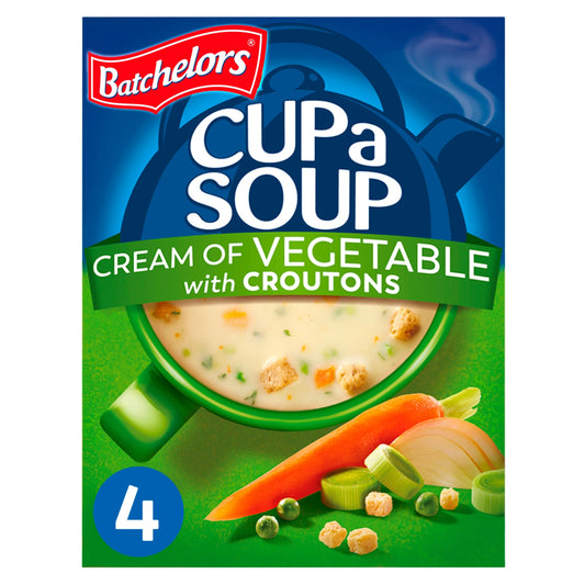 Batchelors Cup A Soup Cream Of Vegetable Croutons 4 Pack 122G — image 1