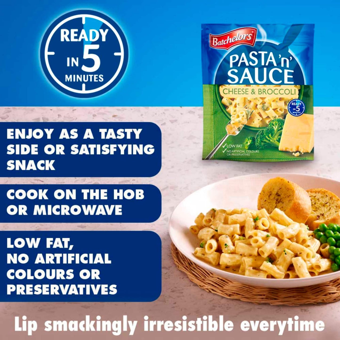 Batchelors Pasta & Sauce Cheese Leek Ham Quick Cook 99G — image 2