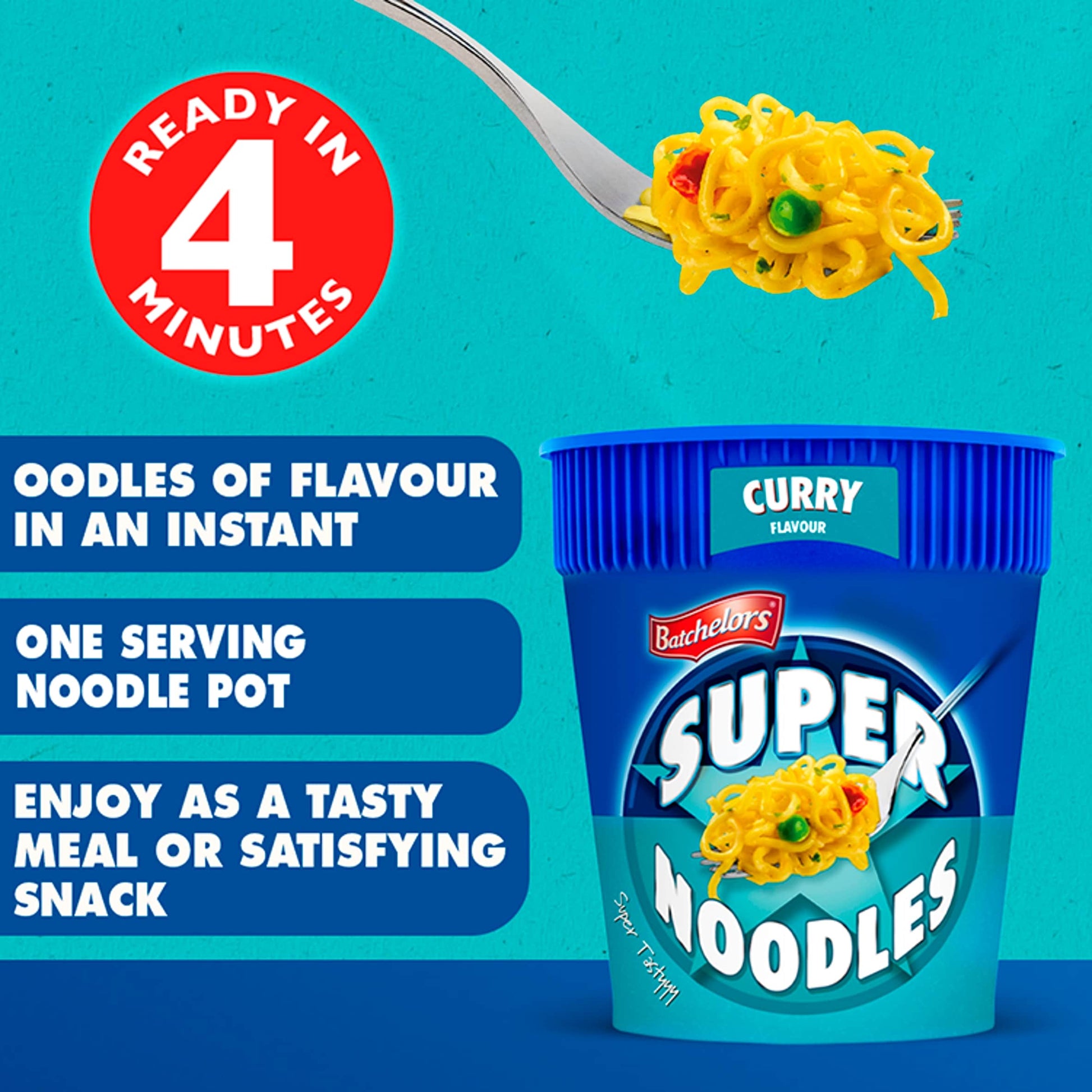 Batchelors Super Noodle Pot Curry 75G — image 2