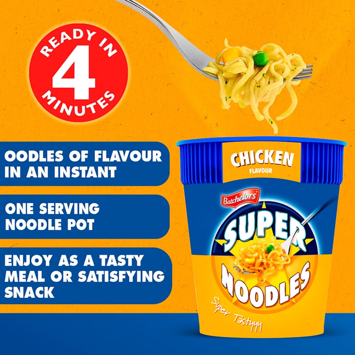 Batchelors Super Noodle Pots Chicken 75G — image 2
