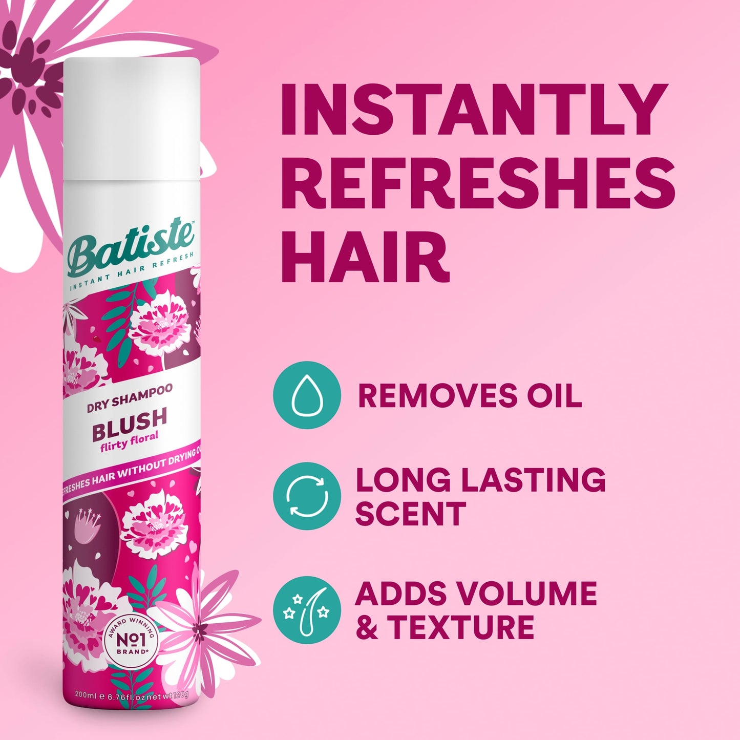 Batiste Dry Shampoo Blush 200Ml — image 2