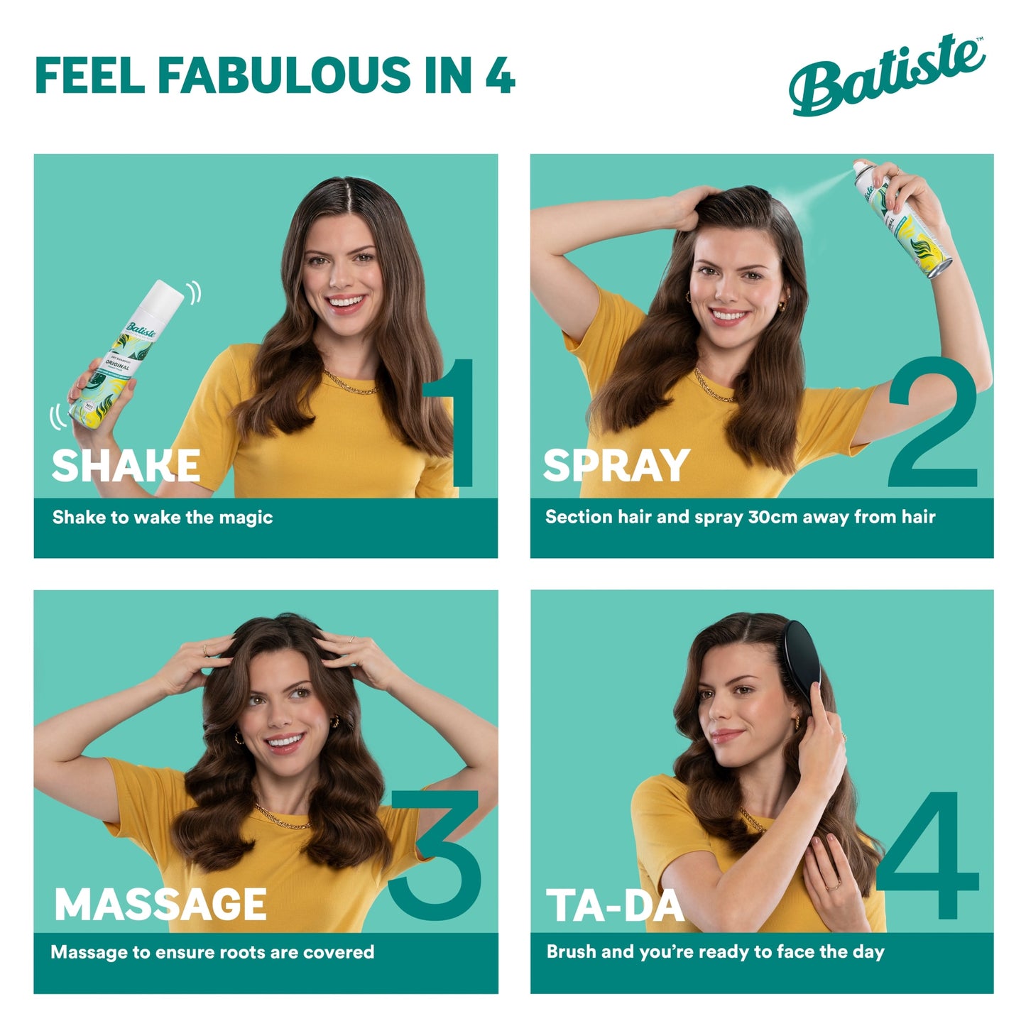 Batiste Dry Shampoo Over Night Cleanse 200Ml — image 5