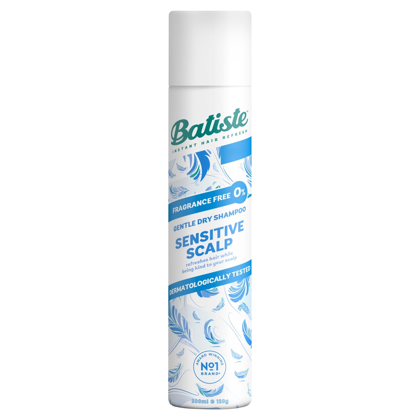 Batiste Sensitive Scalp Fragrance Free Dry Shampoo 200ml — image 1