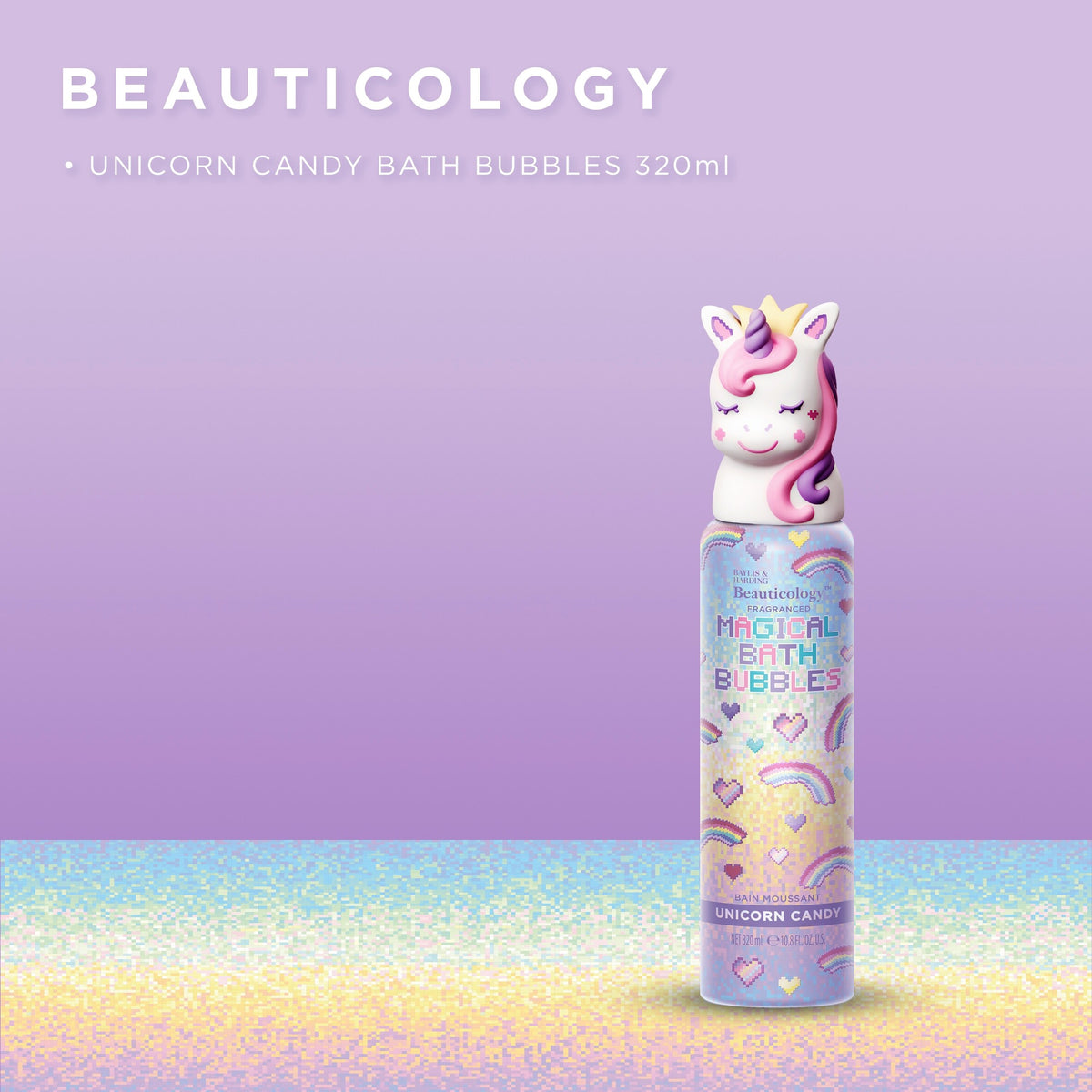 Baylis & Harding Beauticology Unicorn Candy Bath Bubbles 320ml — image 2