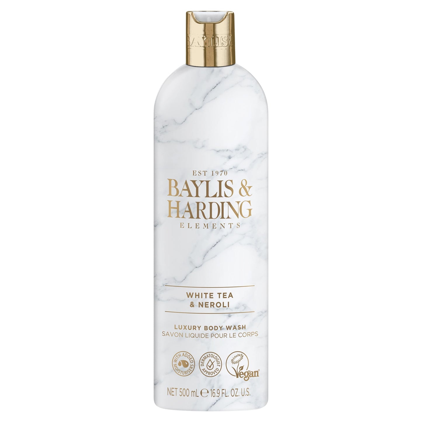 Baylis & Harding Elements Luxury Body Wash - White Tea & Neroli 500ml — image 1