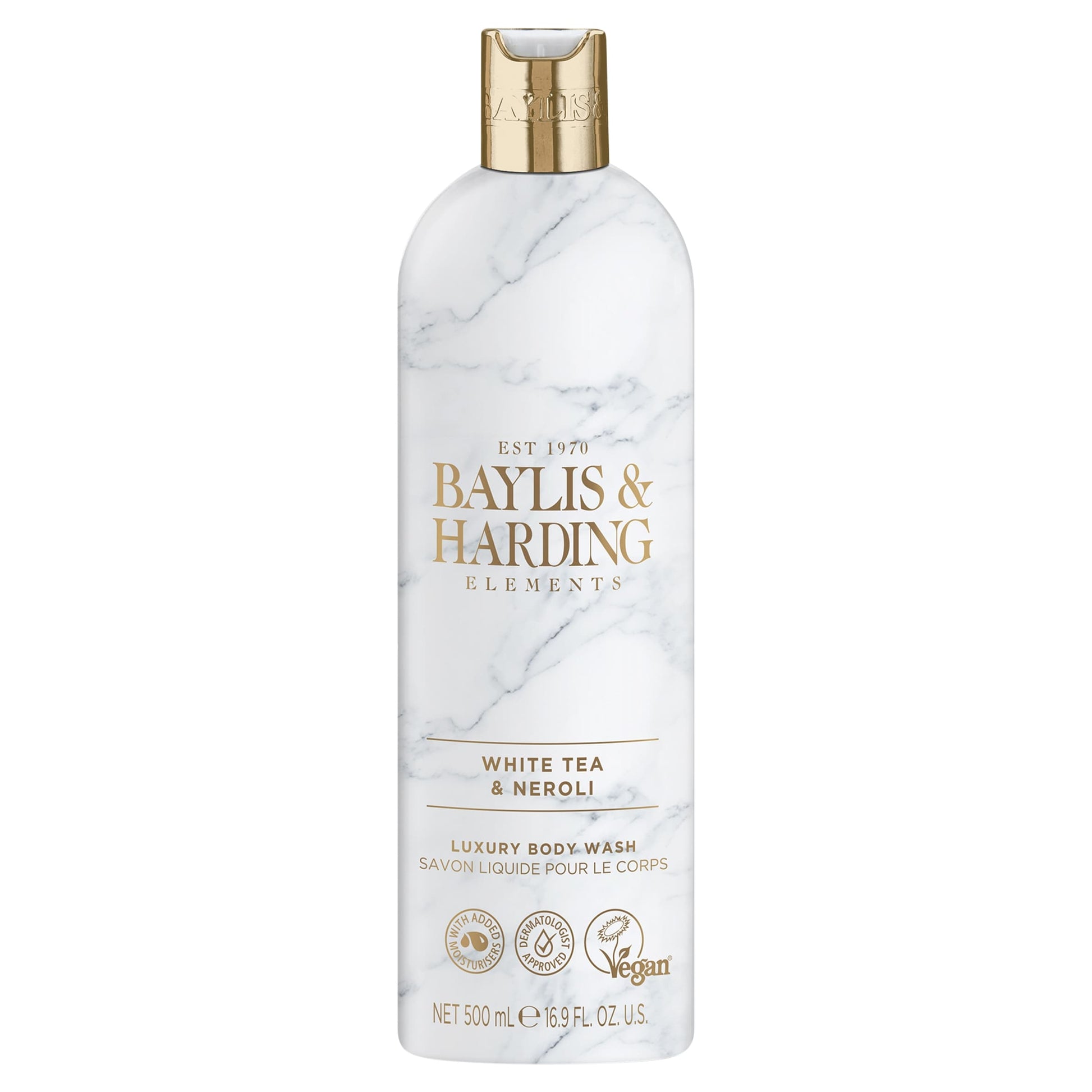 Baylis & Harding Elements Luxury Body Wash - White Tea & Neroli 500ml — image 1