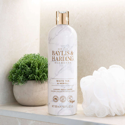 Baylis & Harding Elements Luxury Body Wash - White Tea & Neroli 500ml — image 3
