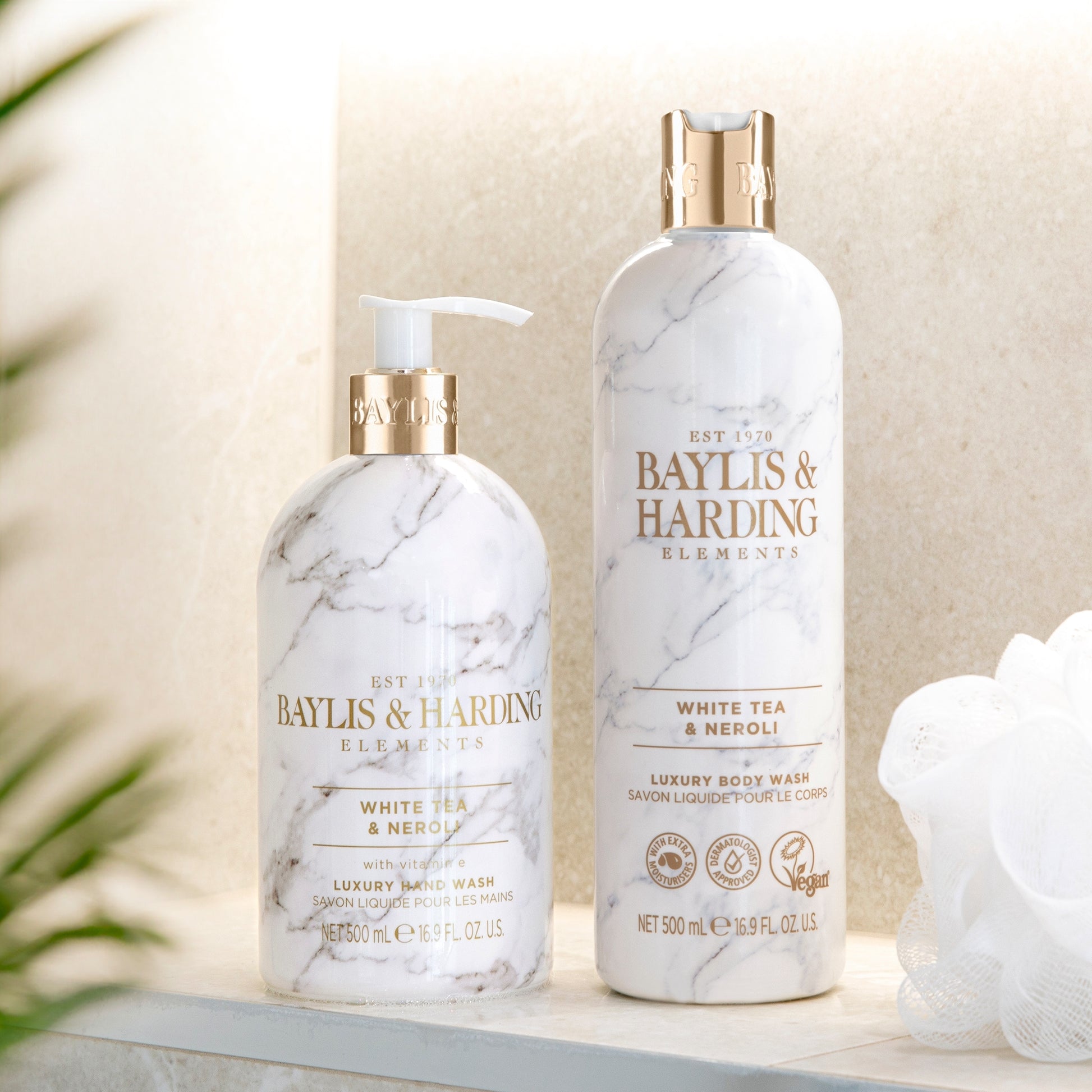 Baylis & Harding Elements Luxury Body Wash - White Tea & Neroli 500ml — image 4