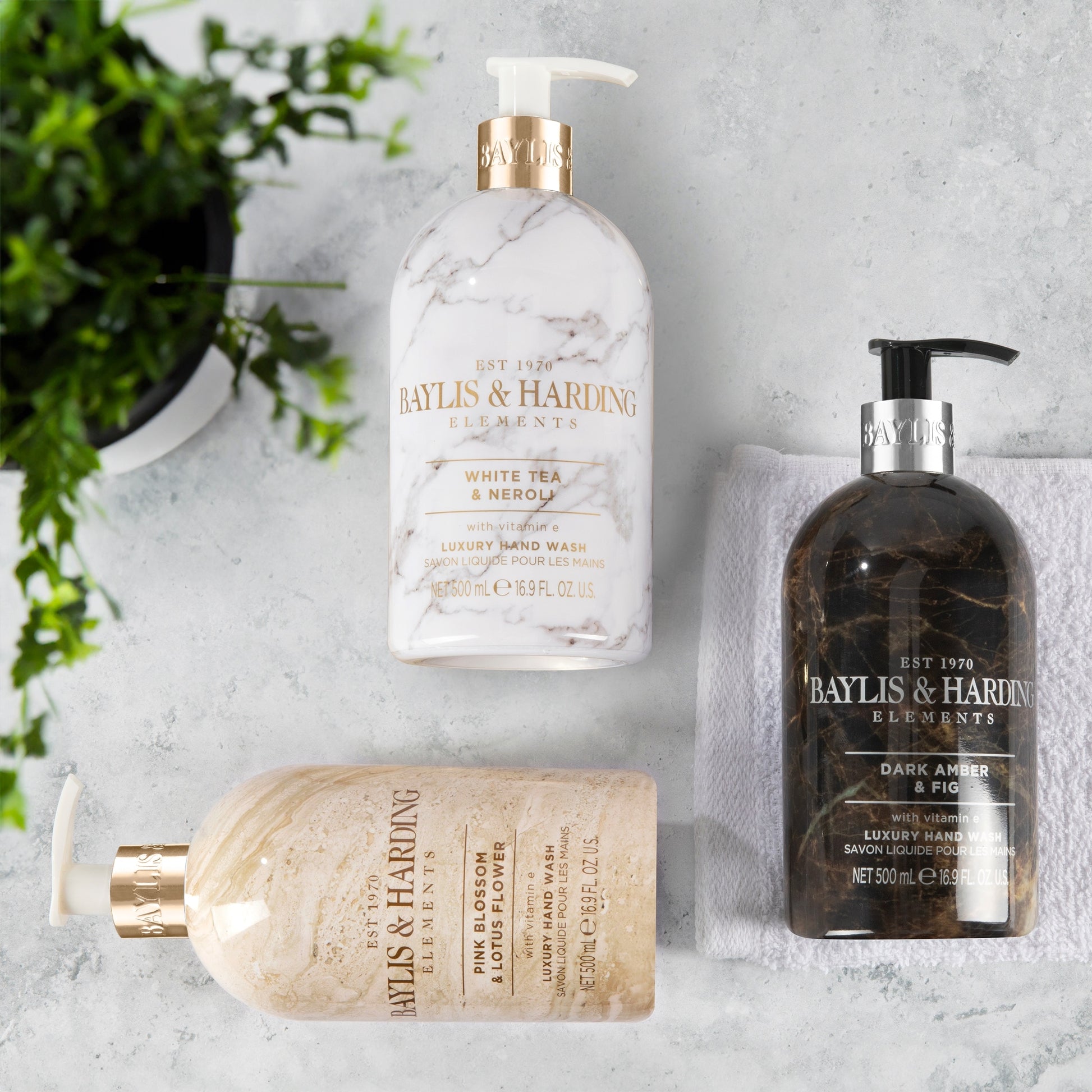 Baylis & Harding Elements Luxury Hand Wash - Dark Amber & Fig 500ml — image 5