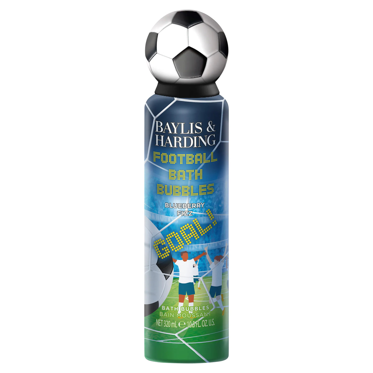 Baylis & Harding Football Bath Bubbles Blueberry Fizz 320ml — image 1