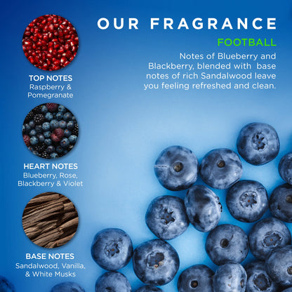 Baylis & Harding Football Bath Bubbles Blueberry Fizz 320ml — image 3