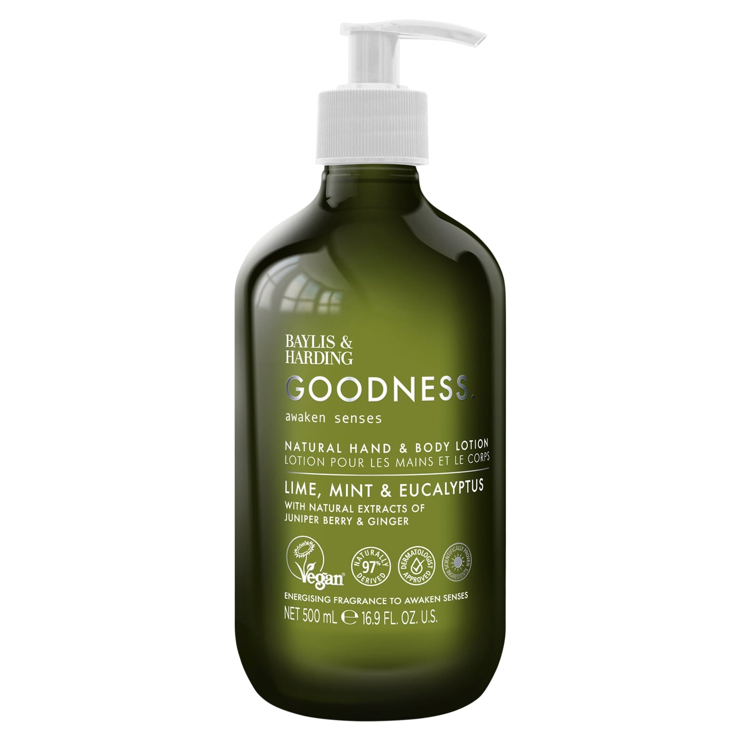 Baylis & Harding Goodness Awaken Lime, Mint & Eucalyptus Hand & Body Lotion 500ml — image 1