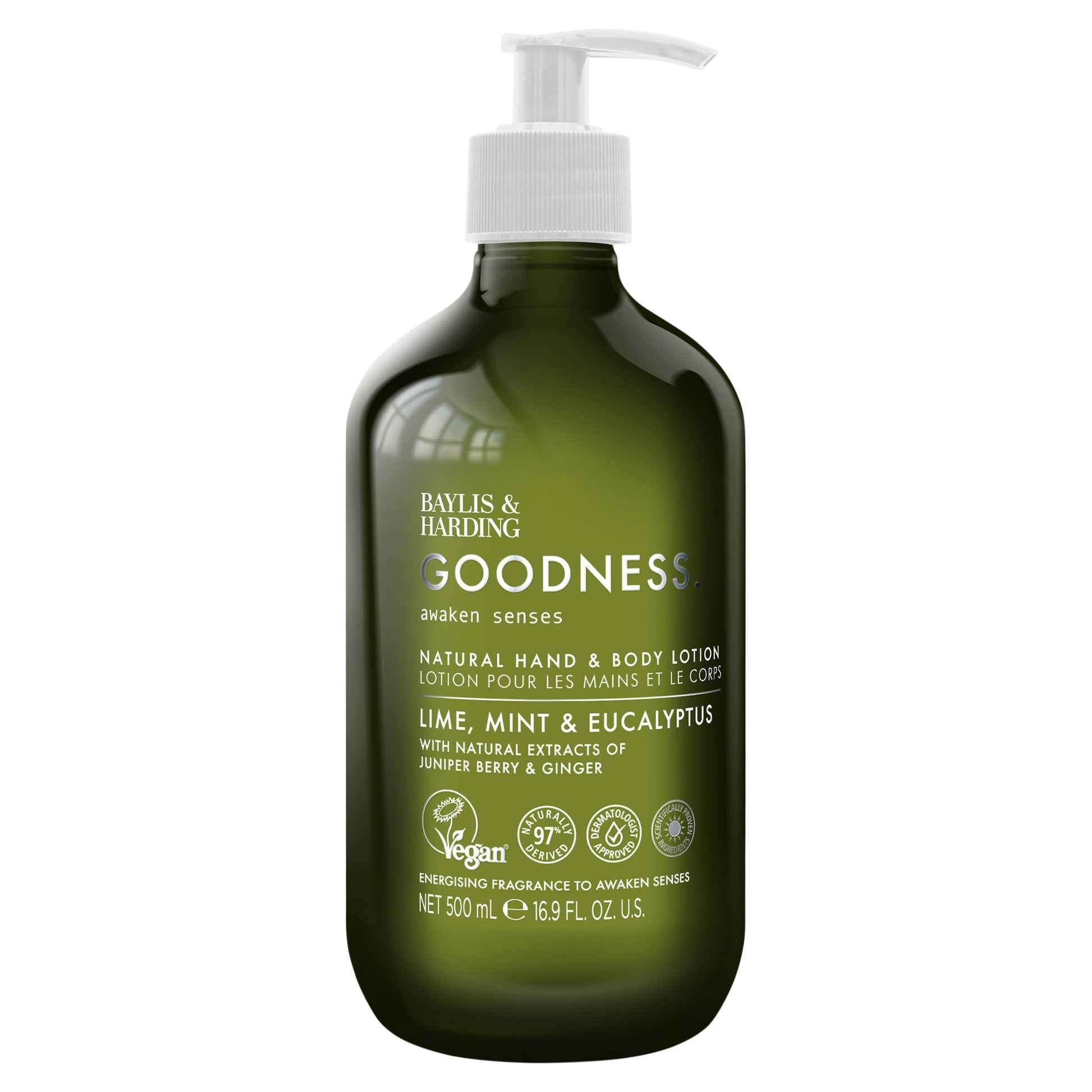 Baylis & Harding Goodness Awaken Lime, Mint & Eucalyptus Hand & Body Lotion 500ml — image 1