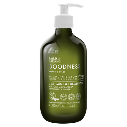 Baylis & Harding Goodness Awaken Lime, Mint & Eucalyptus Hand & Body Lotion 500ml — image 1