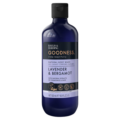 Baylis & Harding Goodness Natural Body Wash Lavender & Bergamot 500Ml — image 1