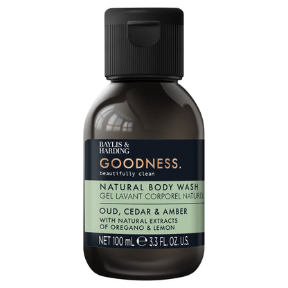 Baylis & Harding Goodness Oud, Cedar & Amber 100ml Body Wash — image 1