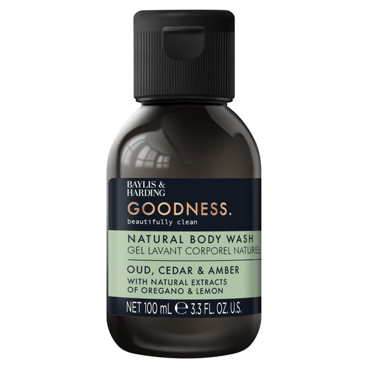 Baylis & Harding Goodness Oud, Cedar & Amber 100ml Body Wash — image 1