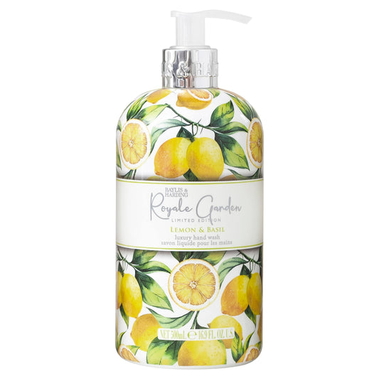 Baylis & Harding Royale Garden Lemon & Basil Hand Wash 500ml — image 1
