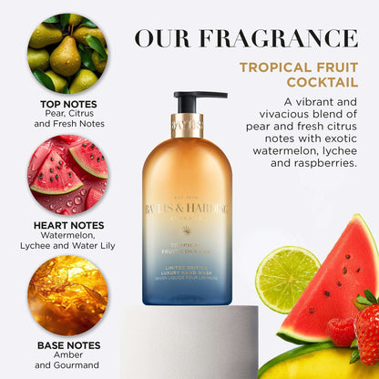 Baylis & Harding Signature Tropical Fruit Cocktail Hand Wash 500ml — image 3