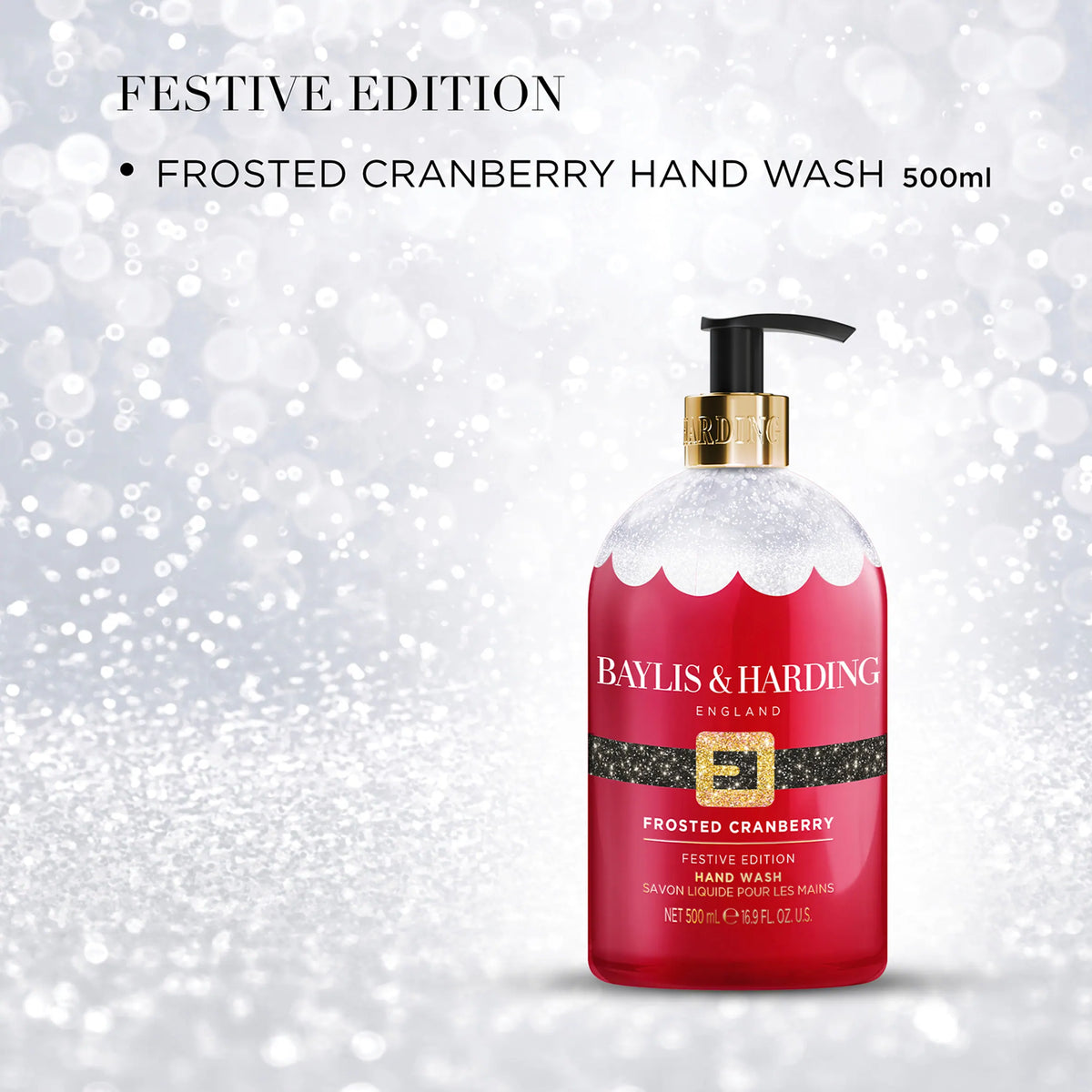 Baylis & Harding VANILLA FROSTING FESTIVE EDITION Hand Washes 500ml — image 3