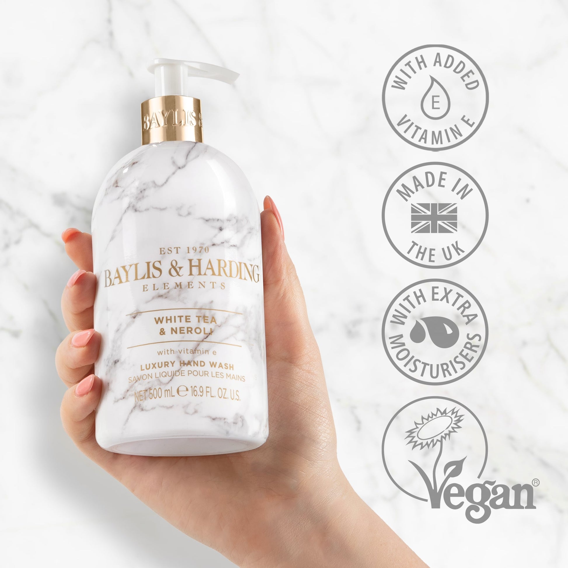 Baylis & Harding White Tea & Neroli Hand Wash 500Ml — image 2