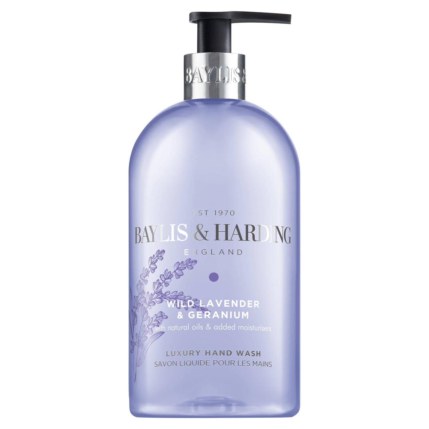 Baylis & Harding Wild Lavender & Geranium Luxury Hand Wash 500ml — image 1