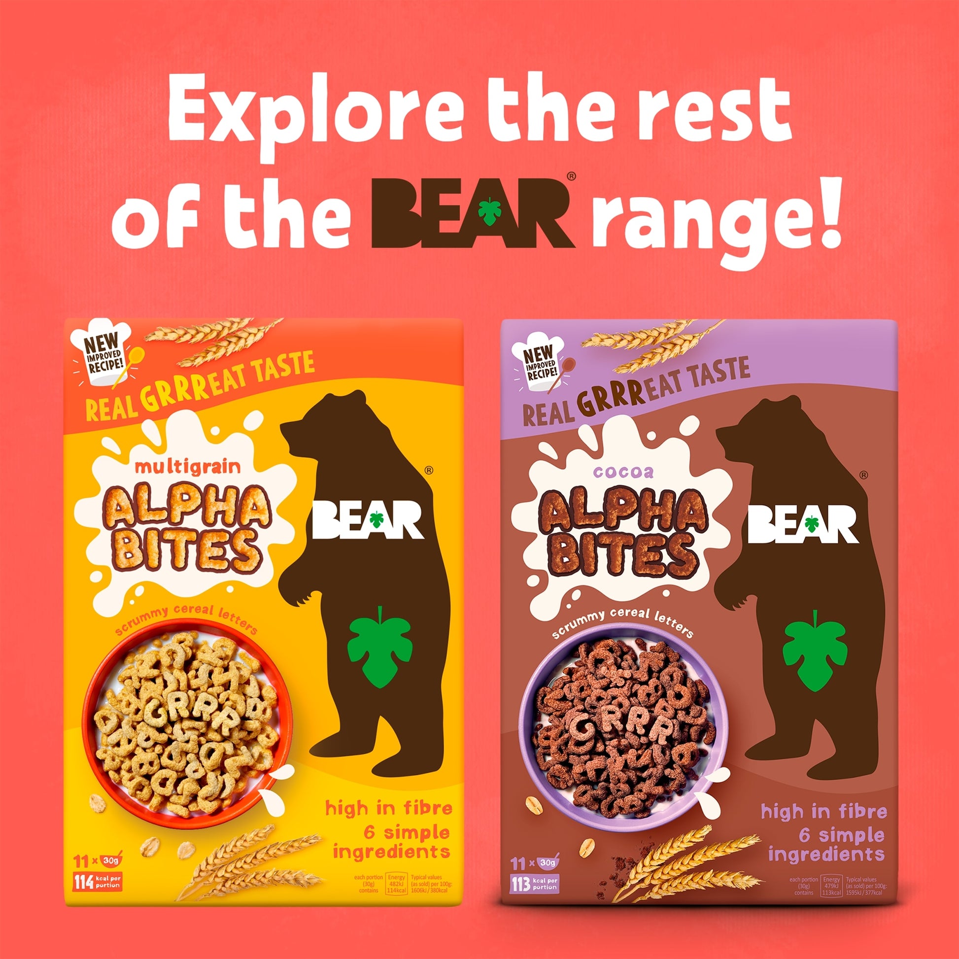 BEAR Alphabites Cocoa Cereal 350g — image 3