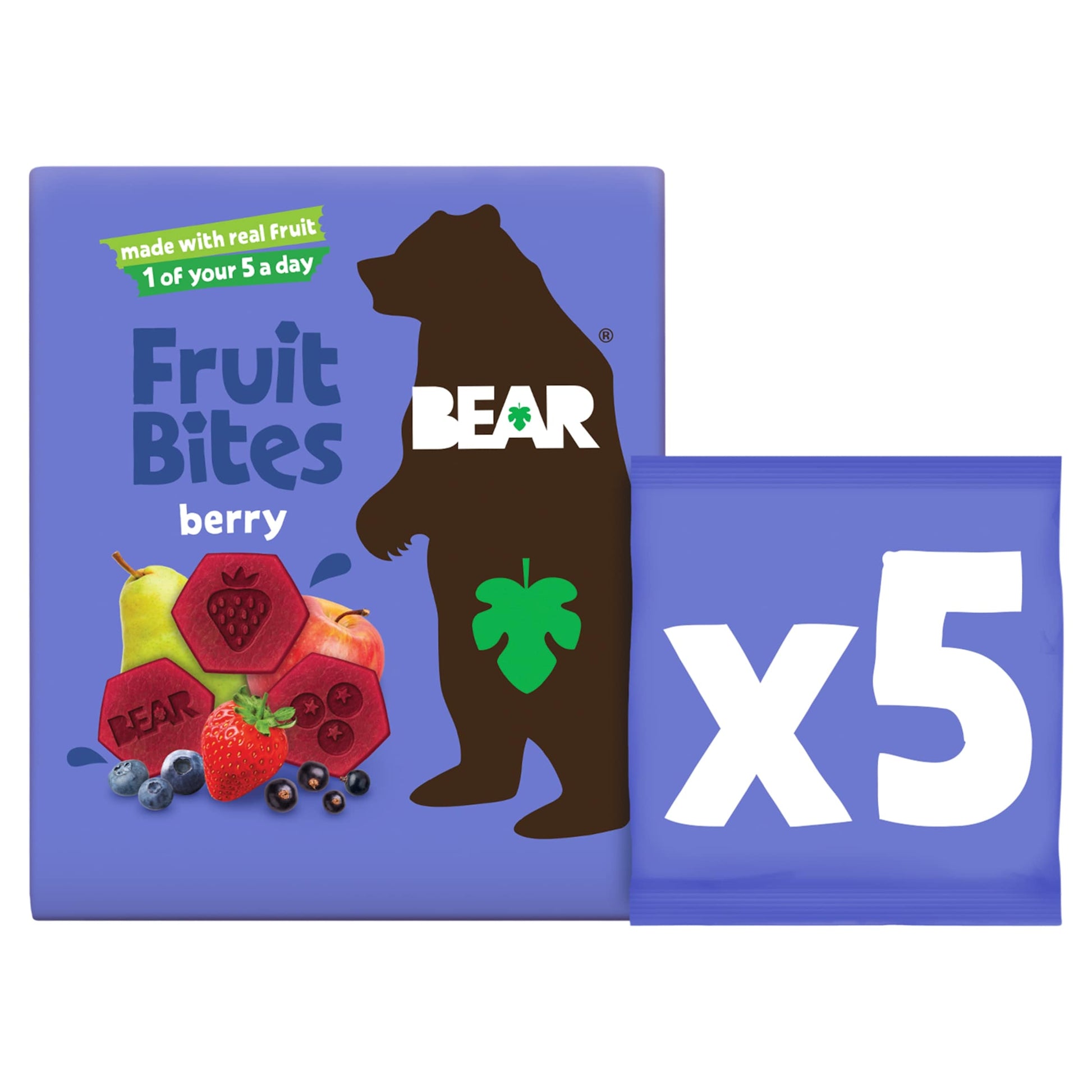 BEAR Fruit Bites Berry 5x20G — image 1